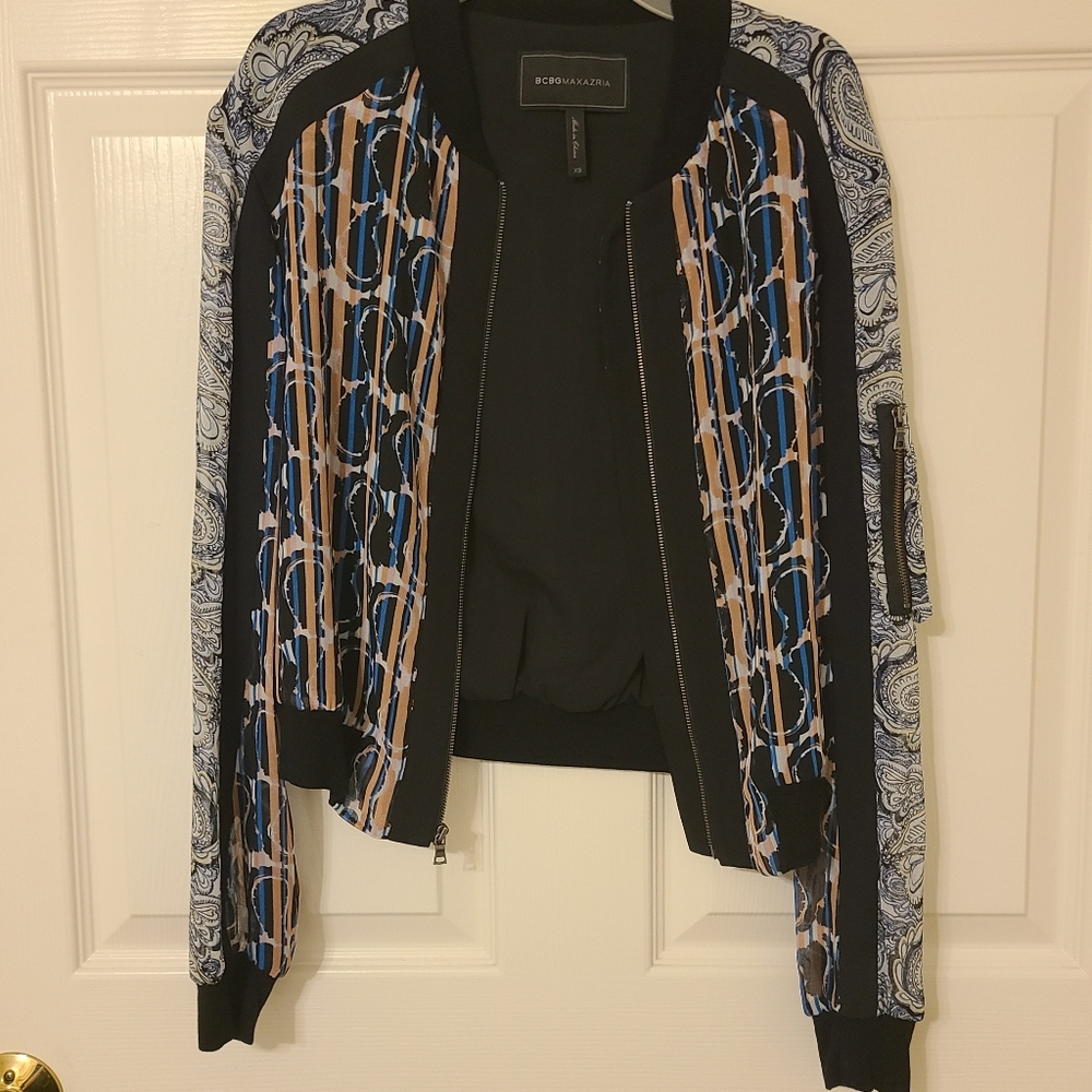 Bcbgmaxazria Sheer Patterned Jacket - image 5